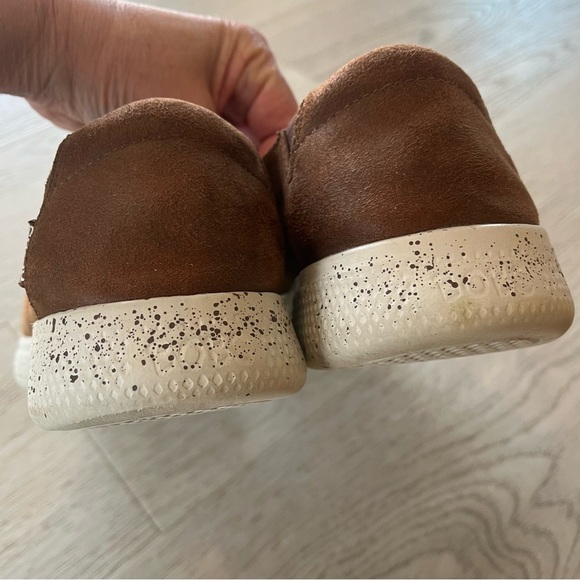 Bobs Skipper Skechers Sandbar Social Brown Sz 9 1/2 Slip-On Comfort Memory Foam - Picture 4 of 9